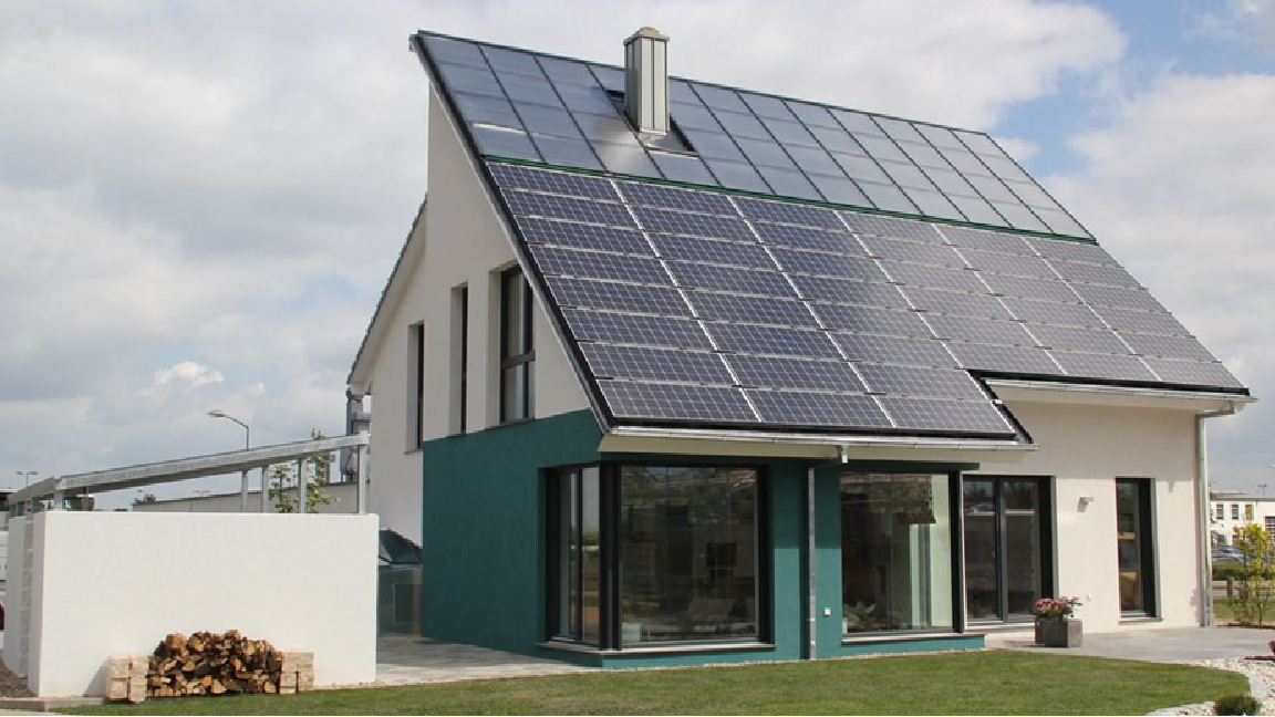 Household solar power plant
